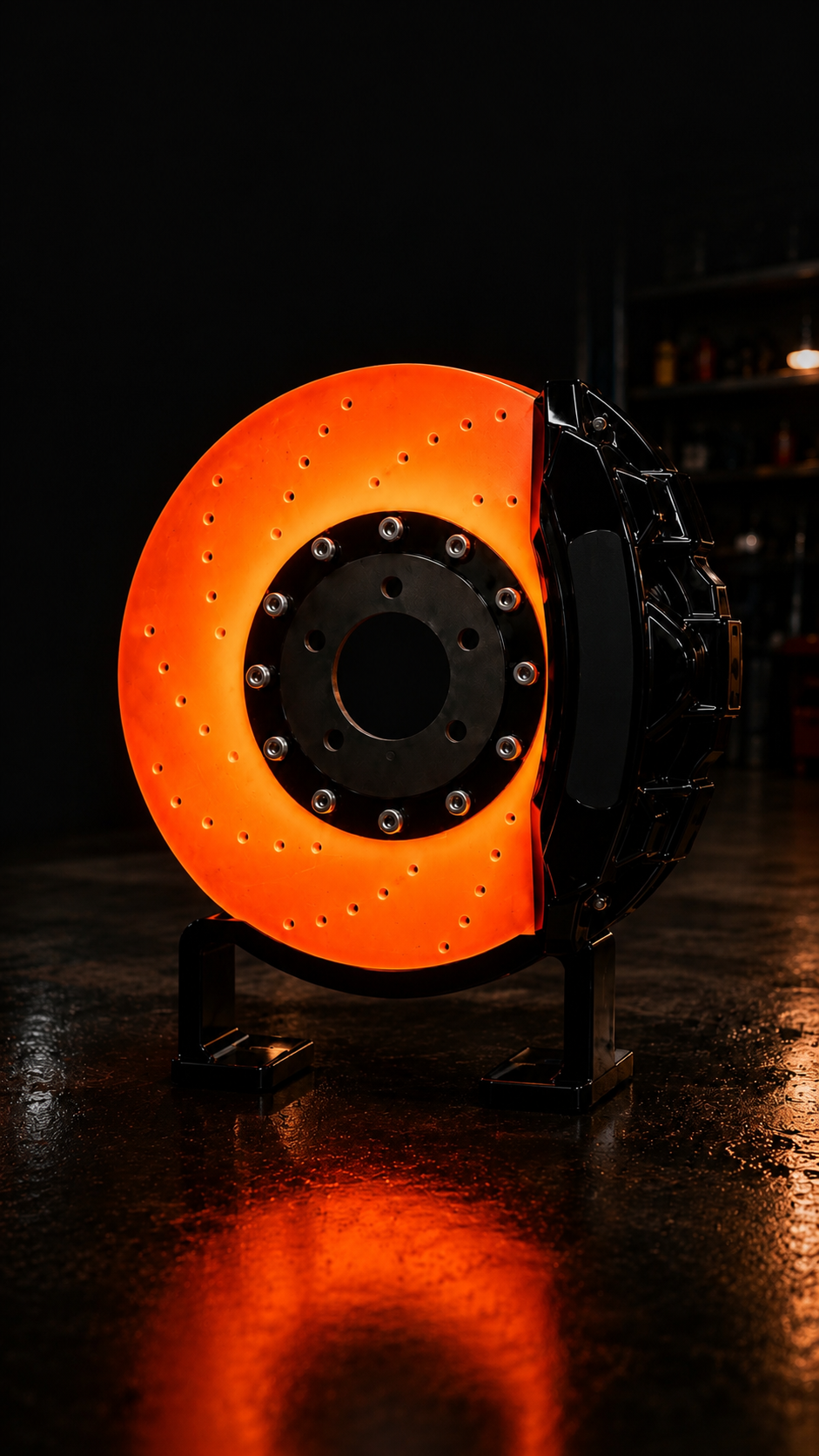 RevGlow Brake Disc Lamp™ — Motorsport Desk Light