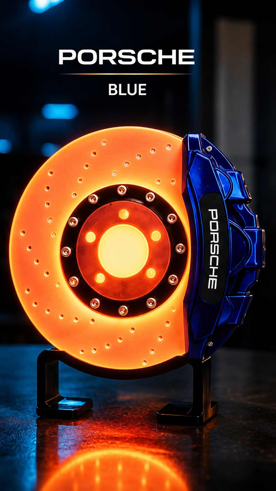 RevGlow Brake Disc Lamp™ — Motorsport Desk Light